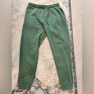 Menβs green Jogger Sweatpants